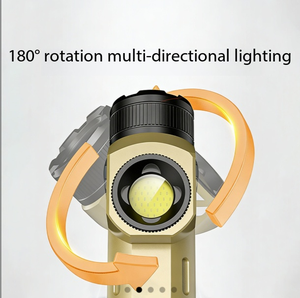 Lumière latérale COB magnétique à laser blanc en forme de L, jaune - Product Image 4
