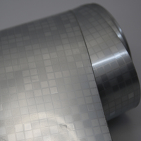 Film de lamination à froid holographique spécialisé pour cartes d'identité, PVC pailleté, PETG, pour mobilier moderne, imperméable et décoratif
