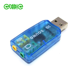 Bộ Chuyển Đổi Âm Thanh Card Âm Thanh 3d <span class=keywords><strong>Usb</strong></span> <span class=keywords><strong>5.1</strong></span> Ngoài 2 Kênh Với Đèn Led Chỉ Thị - Product Image 3