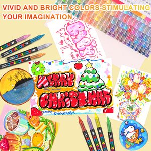 NOVISON Factory Hot Sale Permanent Acrylic Paint Markers with Brush Tip 143x13mm 60/120/168 Colors for Art & DIY - Product Image 5