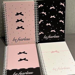 DHF276 – Carnets spirales A5 en gros, motifs mignons Kawaii (chat, chien, fleurs, animaux), papeterie, carnet d'Halloween - Product Image 3