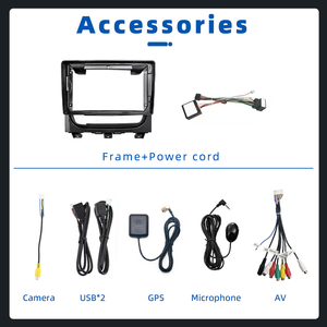 9 "<span class=keywords><strong>Android</strong></span> 13 navigasi GPS 2DIN pemutar DVD mobil untuk Fiat Strada Idea 2012-2016 Stereo Audio Video Carplay Auto - Product Image 3