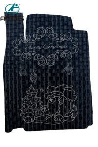 <span class=keywords><strong>Tapis</strong></span> de sol de voiture antidérapant en PVC, imprimé personnalisé, 4 pièces, universel, vente en gros - Product Image 3