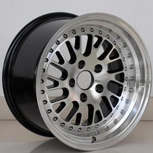 Rines de Aleación de Alto Rendimiento para Carreras, Tamaño Completo, 16 Pulgadas, 4, 5 y 8 Birlos, para LM <span class=keywords><strong>Mag</strong></span> Rines 5*114.3 4/8*100/114.3, Color Negro - Product Image 2