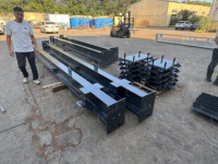 Vente directe usine : Système de stationnement hydraulique 4 poteaux pour voitures, empileur mécanique hydraulique, gain de place pour garage et rangement de véhicules