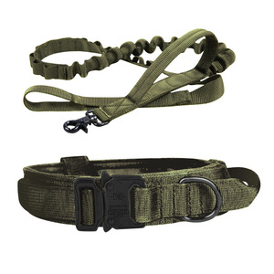 Collar Táctico para Perro de Nailon Ajustable para Perros Medianos y Grandes, Estilo Militar para Entrenamiento al Aire Libre - Product Image 5
