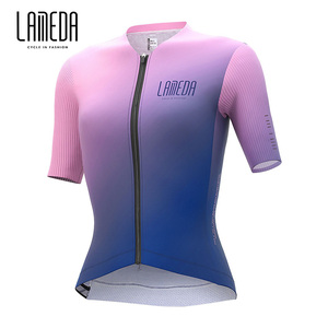 Fabricant de maillots de cyclisme pour femmes en marque privée, chemise de vélo à manches courtes personnalisée, été, ODM, vente en gros de vêtements - Product Image 2
