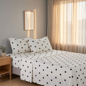 Ensemble de draps de lit d'hôtel en coton 100% de haute qualité, uni, toutes saisons, confortable, respirant et résistant à l'eau, 750TC - Product Image 3