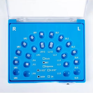 Parentesi dentarie ortodontiche in ceramica autoligante <span class=keywords><strong>Roth</strong></span> MBT <span class=keywords><strong>022</strong></span> "tutore in ceramica per denti 20 pz/scatola - Product Image 1
