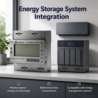 Meter Energi MID Tiga Fasa DIN Rail EN 13757 M-Bus 1000 Imp/kWh Dua Arah Langsung 80A AMI Rollout