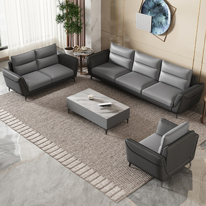 Nordic Style Fabric Sofa L-Shaped Upholstered <b>Foam</b> Filling For Living Room - Product Image 1