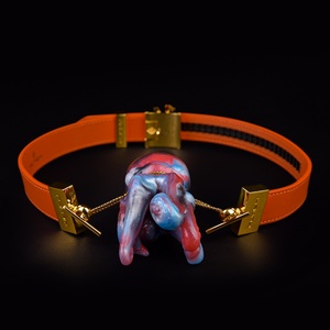 FUNSM - Mordaza Bucal de Silicona Segura para el Cuerpo, Kit de Bondage para Juegos BDSM en Pareja, Mordaza de Fantasía, Tapón Bucal para Hombres y Mujeres, Juguetes Sexuales Fetichistas - Product Image 3