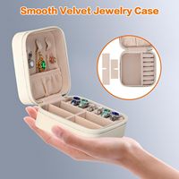 Klassieke PU Lederen Mini Juwelendoos Organizer Groothandel Kleine Reistas voor Sieraden voor Vrouwen Meisjes Bruiloft Cadeaus