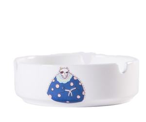 ที่เขี่ยบุหรี่รูปสัตว์ทรงสี่เหลี่ยมแปลกใหม่สไตล์ยุโรปที่เขี่ยบุหรี่บุหรี่ออกแบบเองได้ที่เขี่ยบุหรี่เซรามิกแบบพกพาน่ารักซอง - Product Image 2