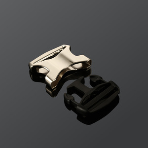 Hebilla de Liberación Lateral de Aleación Plateada, Resistente, para Bolsos y Accesorios - Product Image 1