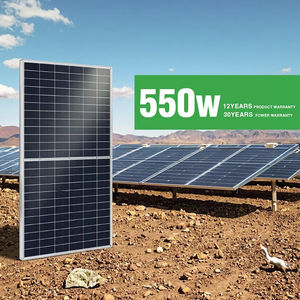 Panel Solar Monocristalino de 550W con Garantía Extendida, Placa Fotovoltaica para Bomba de Riego Solar y Sistema de Energía Híbrido - Product Image 1