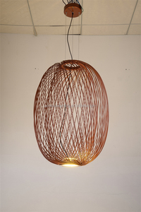 (Xcp6542) hiện đại ánh sáng mặt dây chuyền trang trí đồng cổ vàng treo mặt dây chuyền ánh sáng kim loại bóng Nhà hàng Mặt dây chuyền đèn - Product Image 4