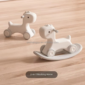 VSUCH Pferde-Spielzeug Reitpferd 2-in-1 Kleinkind-Schaukelpferd Indoor-Reitspielzeug für Kleinkinder - Product Image 6