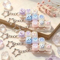 Keyzonic Cross-Border Stress-Relief Toy Keycap Tester Keyboard Charm Fingertip-Press Keychain Pendant Model 171 Individually