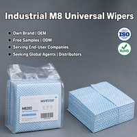 Paño de Limpieza Industrial WIPESTAR para Escamas de Pescado, Absorbente de Aceite, de Pulpa de Madera y Polipropileno, con Relieve, para Herramientas y Manchas
