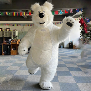 Disfraz de Mascota de Animal Personalizable Oso Blanco Inflable de Personaje de Película para Navidad para Adultos - Product Image 5