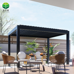 3x3 3x4 4x3 4x4 4x5 4x5 4x6 6x3 6x4 6x5 6x6m Jardín moderno Exterior Aluminio Persiana Pérgola Pabellón Gazebo Pérgola pérgola Pergula - Product Image 4