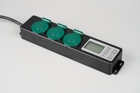 Mehrfachsteckdose 16A mit 3 Anschlüssen für Krankenhäuser, programmierbarem Digitaltimer, USB-A- und C-Anschlüssen, für den Außenbereich, IP40