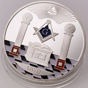 Pièce commémorative de la sorcellerie romaine, pièce de défi en alliage de Zinc en fer métallique personnalisé - Product Image 4