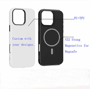 Funda Personalizada para Teléfono 2 en 1, Funda <span class=keywords><strong>de</strong></span> TPU Suave para iPhone Pro Max 17, Funda con Carga Inalámbrica - Product Image 2