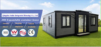 Maison modulaire préfabriquée extensible avec cuisine, salle de bain, salon et atelier - Style villa