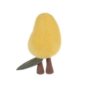 Mainan Buah-Buahan Kustom Kreatif Boneka Tanaman Berbulu Mainan Mangga Lucu Boneka Plush Kustom untuk Dijual - Product Image 3