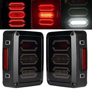 LED <span class=keywords><strong>But</strong></span>ée Arrière De Recul <span class=keywords><strong>Lampe</strong></span> 12 V 24 V LED lentille clignotant feu arrière de frein de gardes pour Jeep - Product Image 6