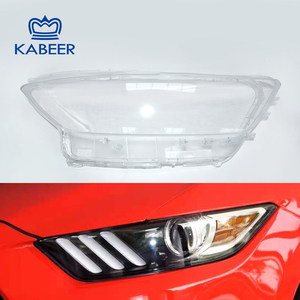 Kabeer-lente transparente para faro delantero de coche, cubierta de plástico para <span class=keywords><strong>Mustan</strong></span> 2014 - Product Image 2
