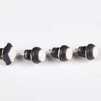 TOOWEI 12MM 2Pin étanche IP67 interrupteur à bouton-poussoir carré rond à verrouillage momentané
