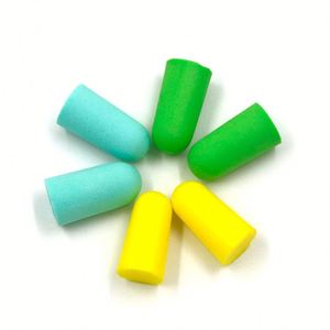 Tapones para los Oídos Multicolores Personalizados al por Mayor, SNR 38dB, Protección Auditiva Intraural, Tapones de Esponja para Dormir con Embalaje Individual - Product Image 4