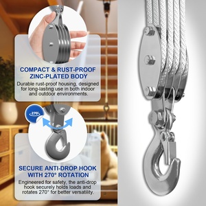 Imbracature a Fune per Gru Aggiornate, Mini Imbracature Manuali Micro per Sollevamento e Trazione, Imbracature per Carichi Pesanti - Product Image 6