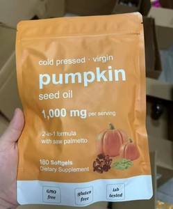 Pumpkin <strong>Seed</strong> <strong>Oil</strong> Softgels 2-in1 Formula Saw Palmetto <strong>Capsules</strong> Hair Urinary Prostate Health for Adults - Product Image 6