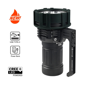 Lampe de poche ACEBEAM X75 80,000 <span class=keywords><strong>Lumen</strong></span> élevé XHP70.3, 70.2USB PD120W Power Bank Lampe de poche avec faisceau 1150 M, charge rapide 1.5h - Product Image 4