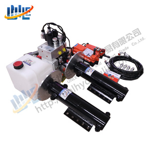 5 tonnes caravane <span class=keywords><strong>camping</strong></span>-<span class=keywords><strong>car</strong></span> opération manuelle 4 points ascenseur 12V Double effet piston hydraulique système de nivellement hydraulique - Product Image 6