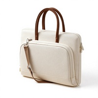 Sac à main pour femme, sac d'ordinateur portable de voyage, sac de bureau, sac pour étudiants, sac beige