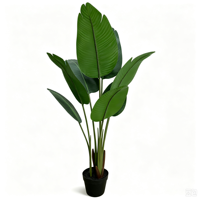 Arbre artificiel Ravenala Madagascariensis en vrac, hauteur personnalisée, pour décoration intérieure et extérieure, usage commercial, en pot