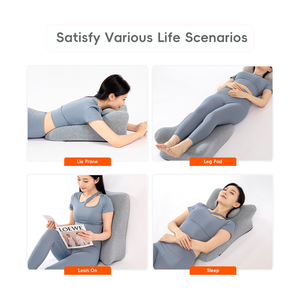 YUE RISE – Oreillers ergonomiques 6-en-1 en mousse à mémoire de forme amovible pour le soutien lombaire et cervical, idéaux pour dormir au lit – Vente en gros - Product Image 3