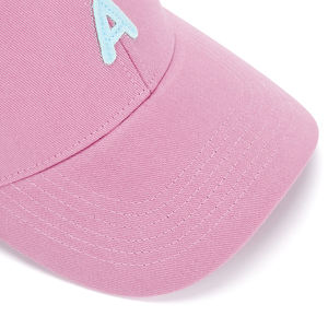 Casquette de baseball d'été avec logo brodé personnalisé, chapeau de sport en coton rose à la mode avec protection solaire pour les femmes - Product Image 4