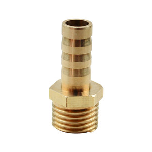 LiYuan Pagoda Pc Connector Brass 8 10 12mm External Internal Thread Air Hose Fitting For Pu Nylon Tube - Product Image 2
