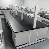 Banc de laboratoire avec évier en acier inoxydable 304, table de laboratoire chimique avec robinet pour laboratoire de recherche
