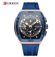 Montre CURREN 8443 tendance pour homme, mouvement à quartz de haute qualité, étanche 3 ATM, aiguilles lumineuses avec date