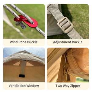 6-8 Person Four-Season Inflatable Camping <b>Tent</b> With <b>Waterproof</b> Heavy-Duty Oxford Fabric RZ-ICT-006 6-8 Person Capacity Designed - Product Image 5