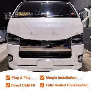 ไฟหน้า LED สำหรับรถตู้ไฮเอซ 200 ปี 2005-2018 แบบเสียบปลั๊กใช้งานได้ทันที - ชุดไฟหน้าสำหรับรถตู้โตโยต้าไฮเอซ 200 ซีรีส์ (ใช้ได้กับปี 2012) - Product Image 6