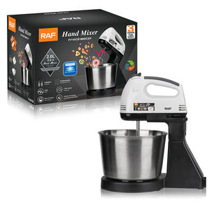 <span class=keywords><strong>Batidora</strong></span> de Mano Eléctrica de 250W y 7 Velocidades con <span class=keywords><strong>Doble</strong></span> <span class=keywords><strong>Varilla</strong></span> para Batir Huevos, Crema, Harina, Mezclar, Hornear Pasteles, Licuadora Doméstica - Product Image 1