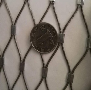 Nhà Máy Cung Cấp 304 SS Dây Lưới Dây Chim Lưới Tay Linh Hoạt Dệt Thép Không Gỉ Cáp Lưới - Product Image 3